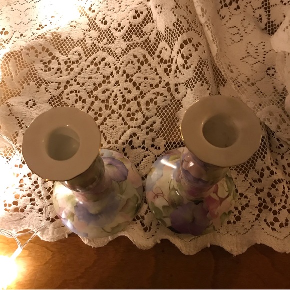 Skye Mcghie Morning glory Candle Holders Set of 2 - Picture 4 of 4